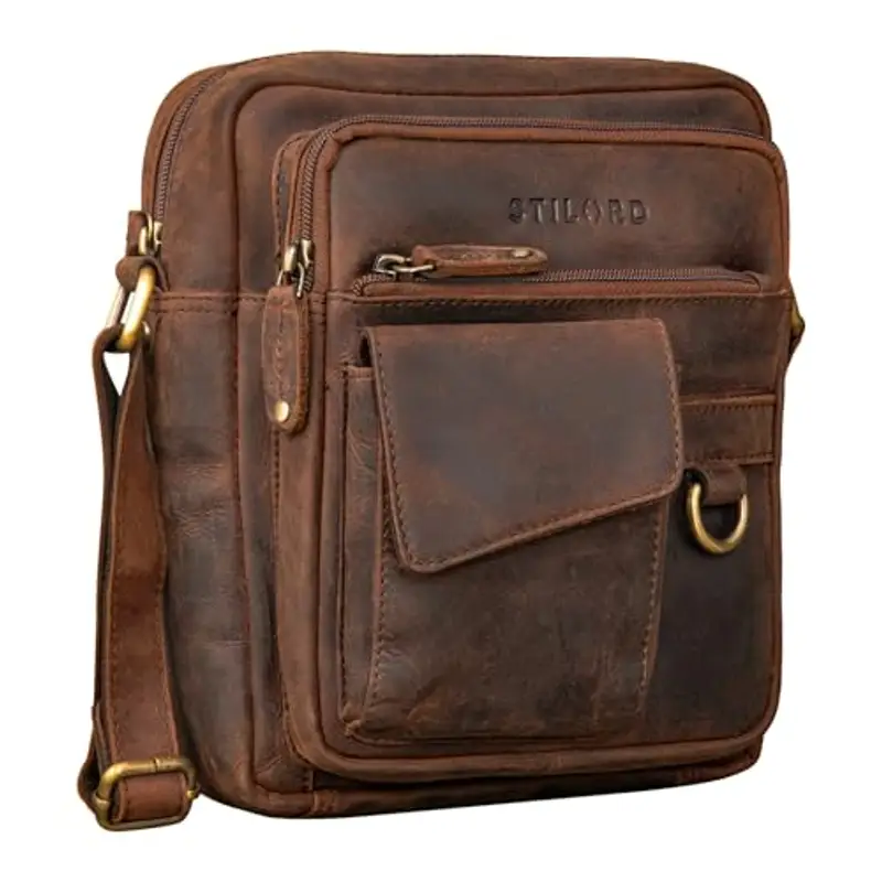 STILORD Borsa a spalla Uomo Marrone 1961255