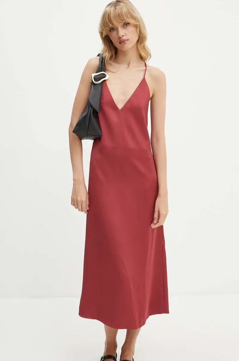 Stine Goya vestito colore granata SG5862