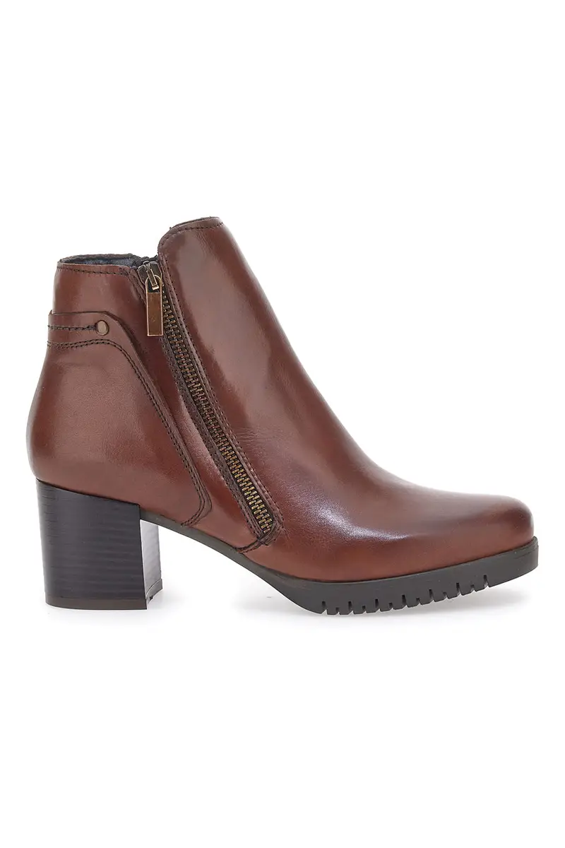 THE FIRST Stivaletti Ankle Boots Marroni 24905
