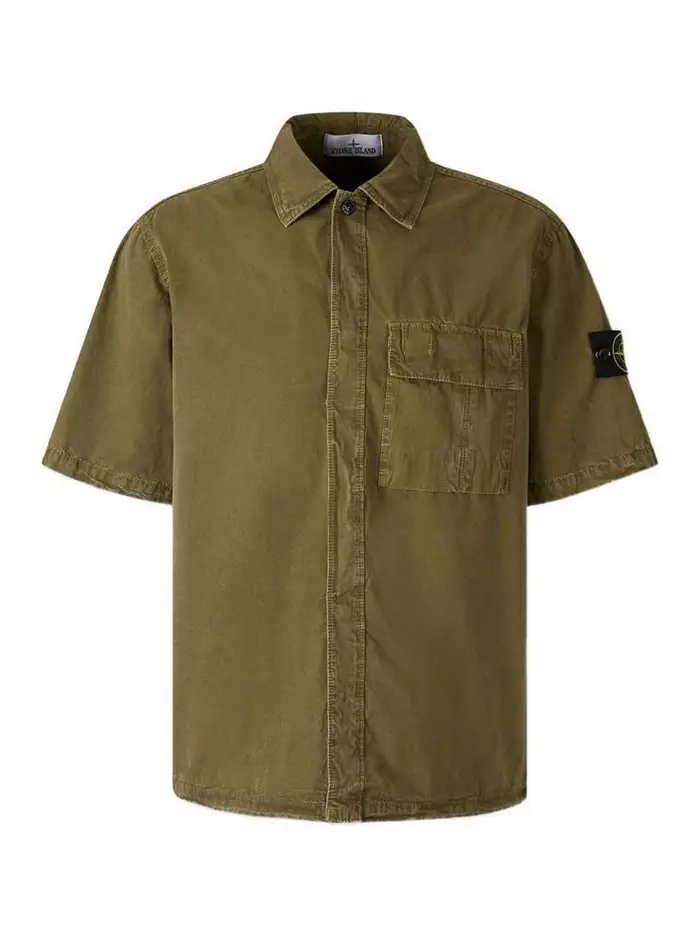 Stone Island Camicia a maniche corte Verde
