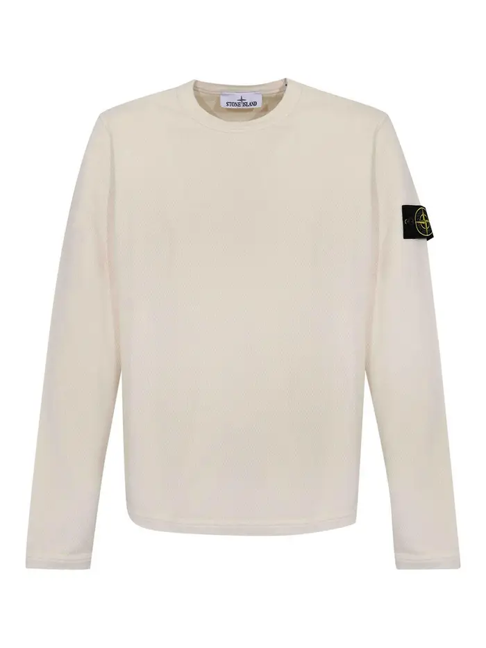 Stone Island Felpa Bianco