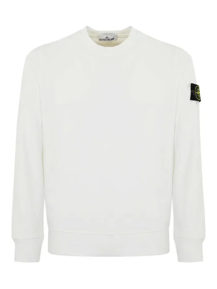 Stone Island Felpa Bianco