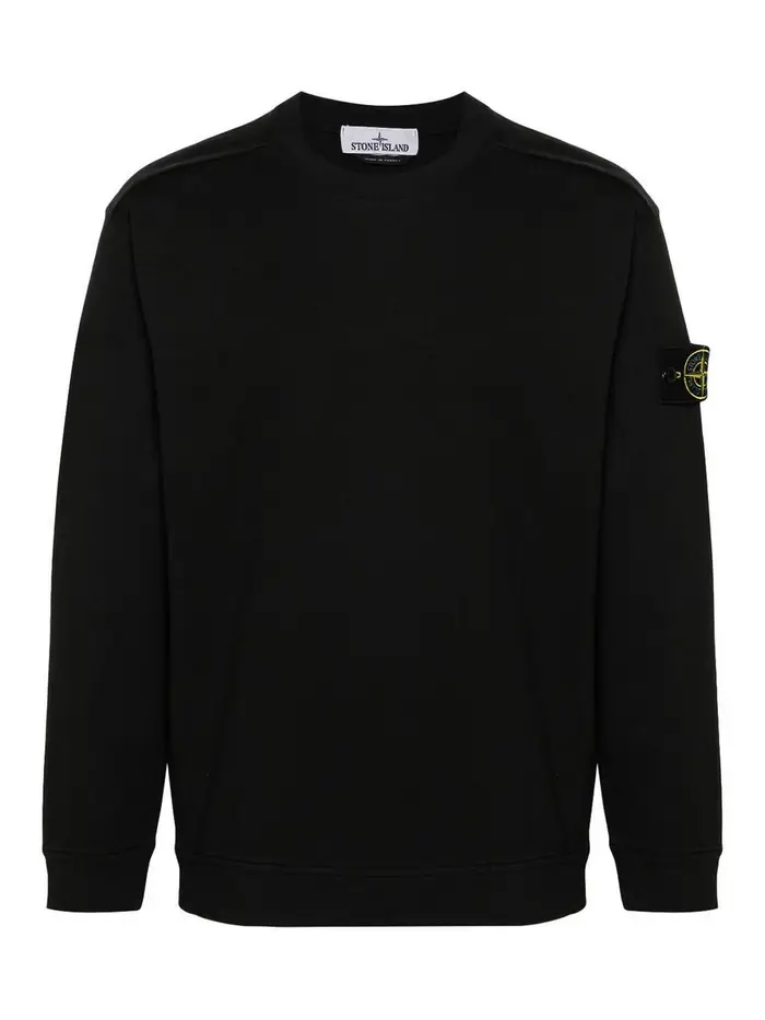 Stone Island Felpa girocollo Nero
