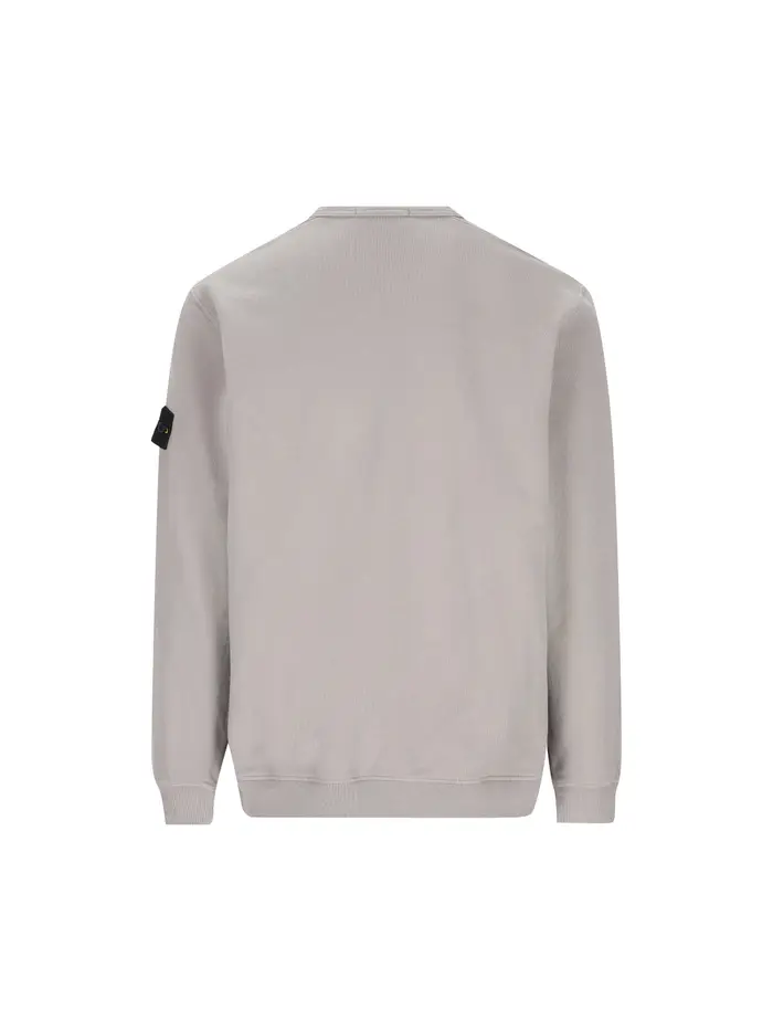 Felpa realizzata in cotone GRIGIO