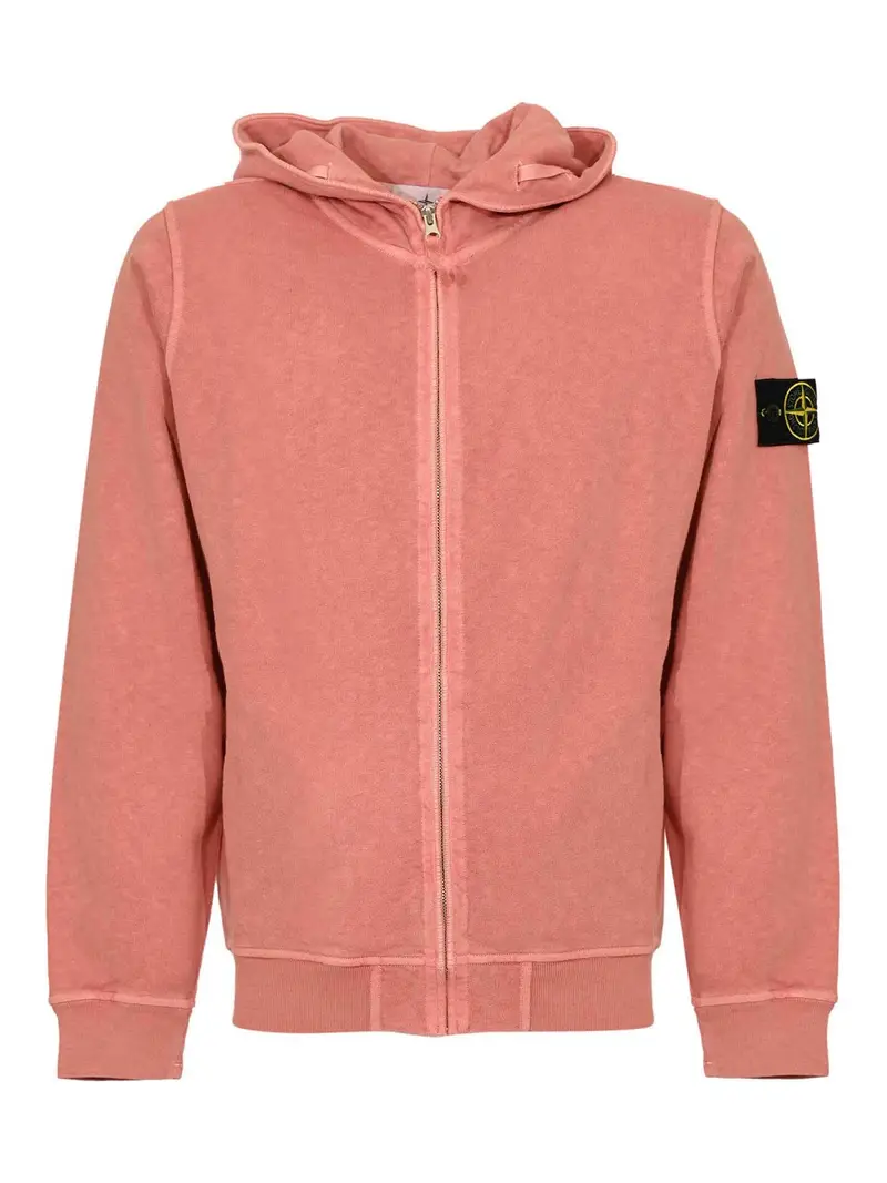 Stone Island Felpa Rosa