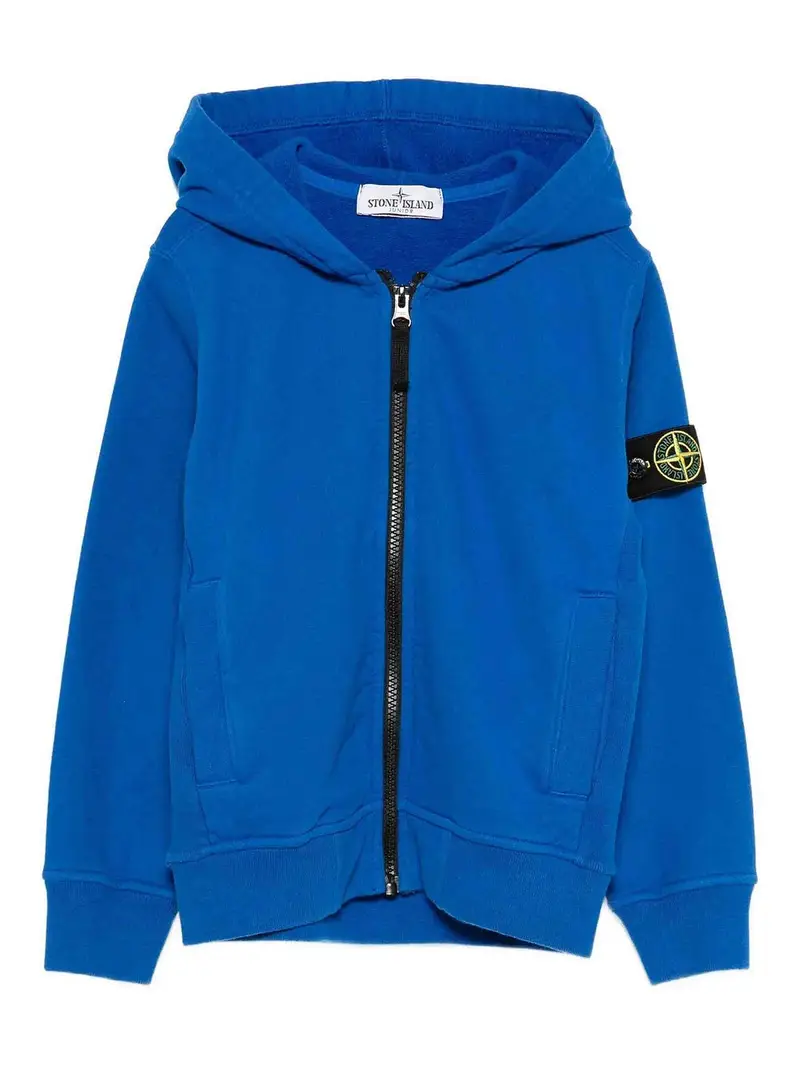 Stone Island Junior Felpa Blu