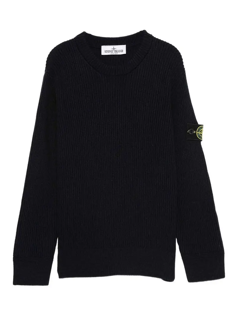 Stone Island Junior Girocollo Blu scuro