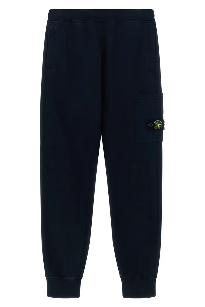 STONE ISLAND JUNIOR Jogging Cargo Badge Logo Blu