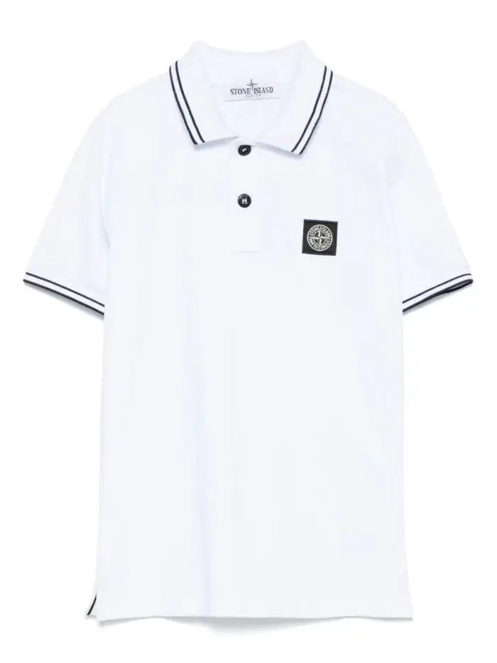 STONE ISLAND KIDS Polo Bianco 5107677