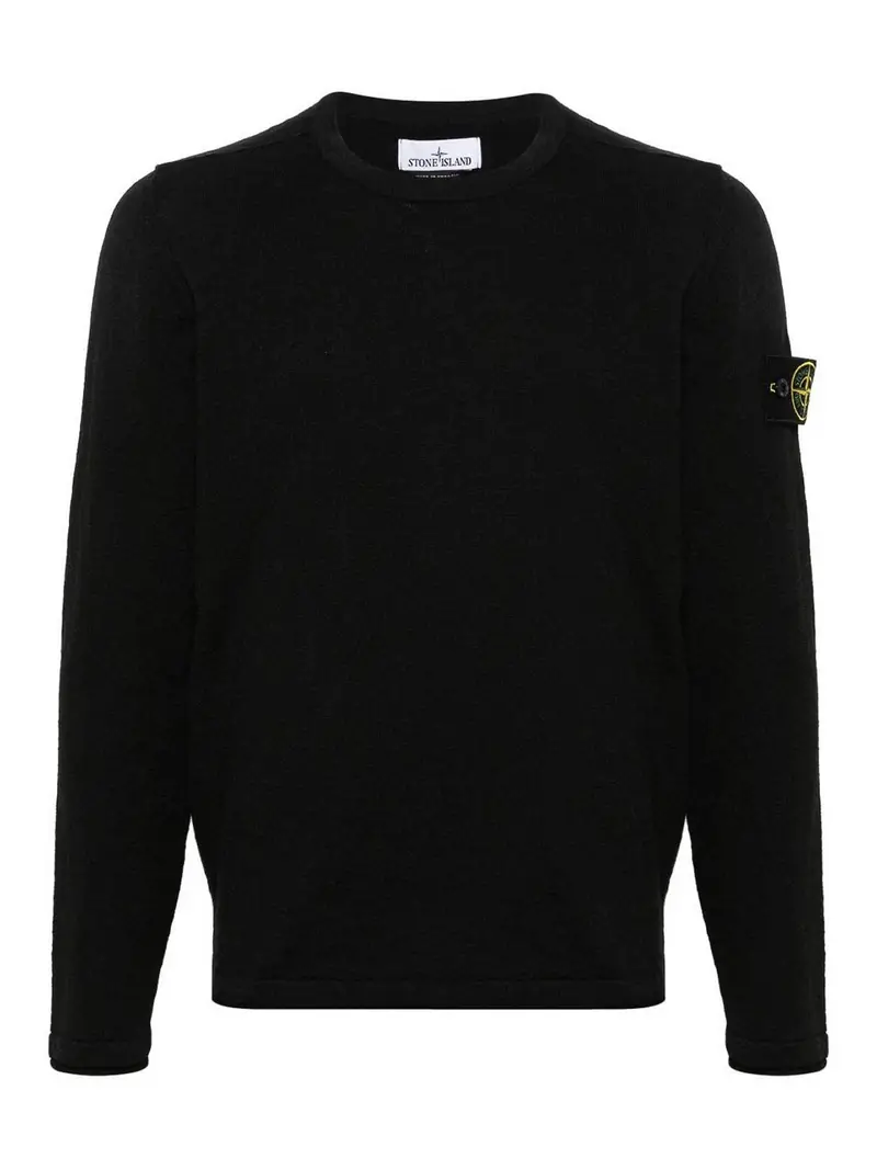 Stone Island Maglione girocollo nero