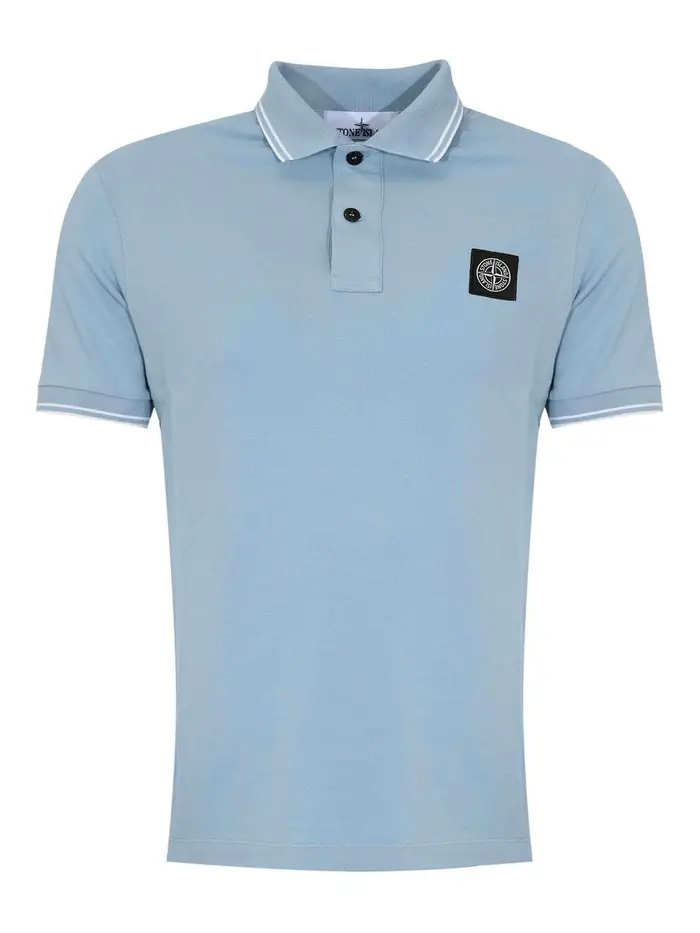 Polo 2200010 In Cotone Pique Black Blu