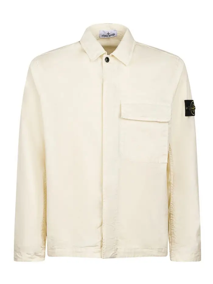 Stone Island Sovracamicia Bianco