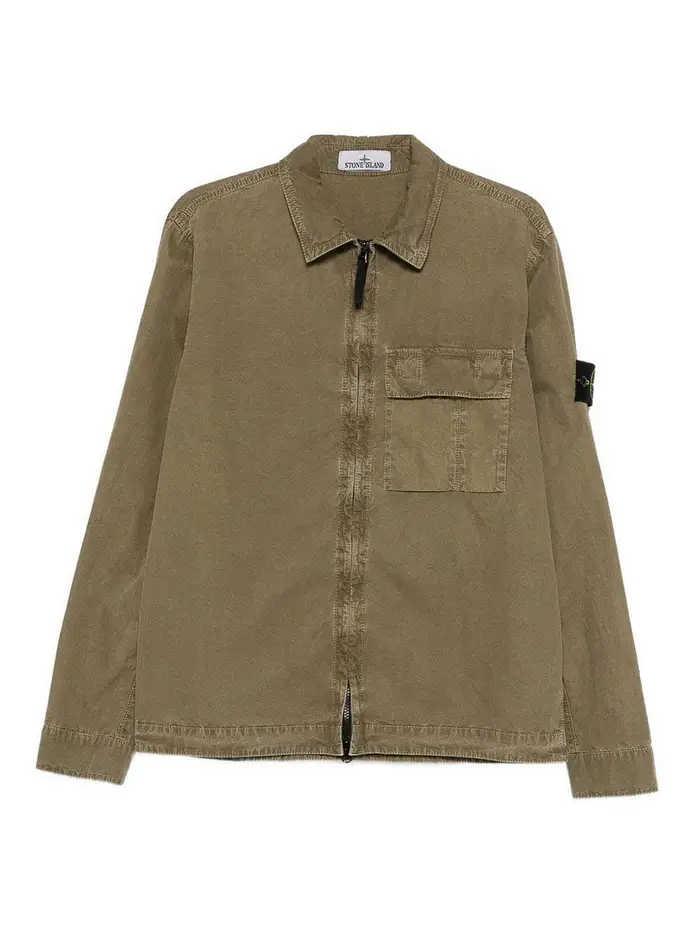 Stone Island Sovracamicia Verde
