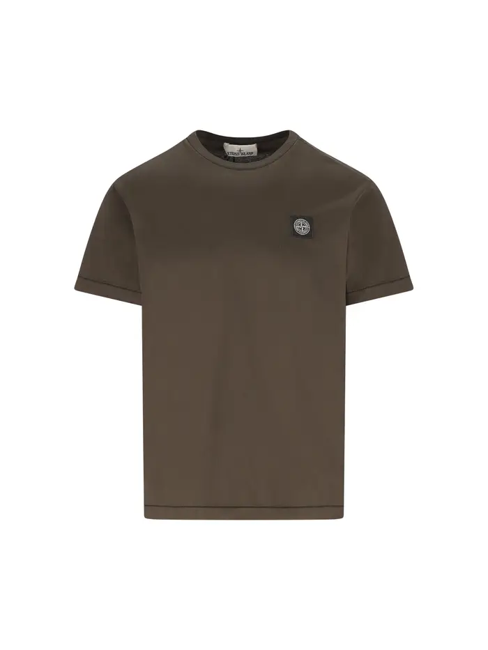 T-shirt in cotone VERDE
