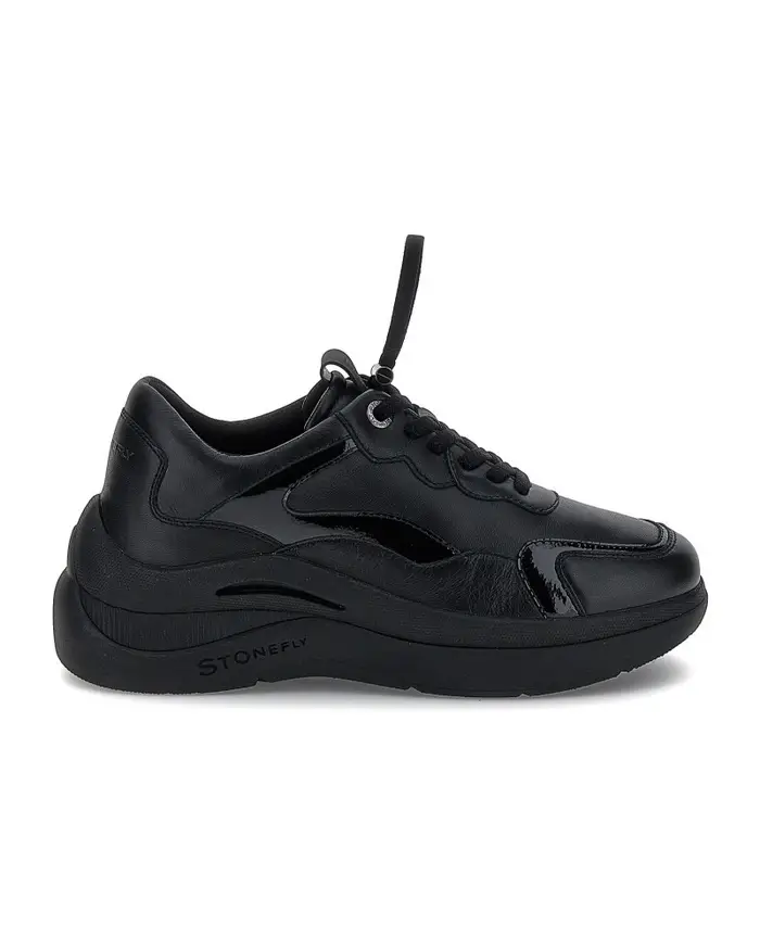 STONEFLY sneakers donna rocha 5 in nappa nero 221676