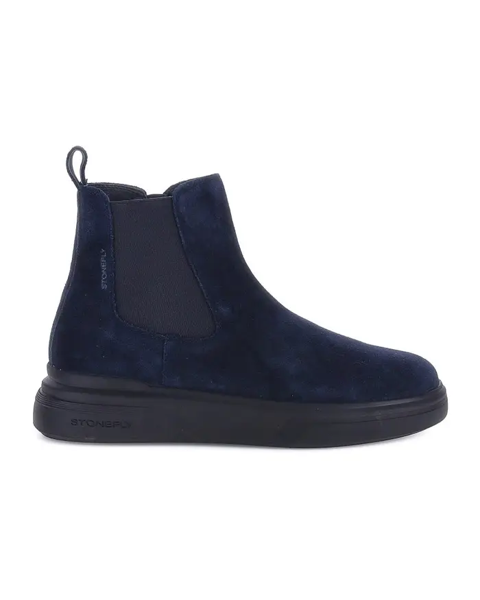 STONEFLY stivaletti phoenix 5 in camoscio blu 221596