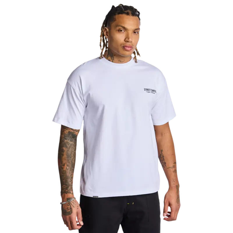 Street Cartel Racer male Magliette - Bianco - Foot Locker