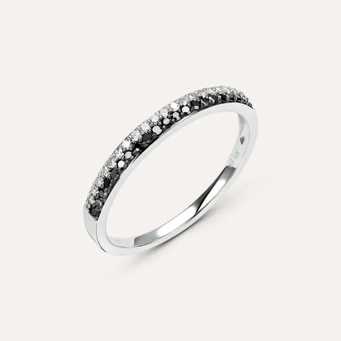 Stroili Anello Fascia Sophia Oro Bianco Diamante