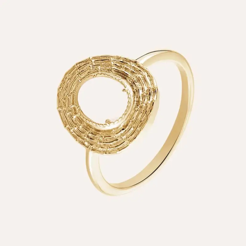 Stroili Anello Golden Dream Placcato Oro Giallo Pietra di luna