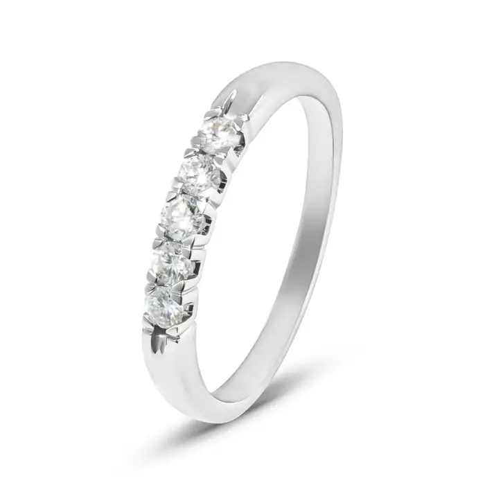 Stroili Anello Riviere Firmamenti Oro Bianco Diamante