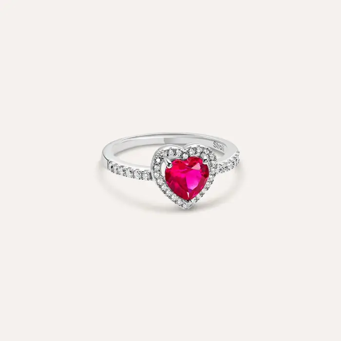 Stroili Anello Solitario Silver Elegance Argento Rodiato Cubic Zirconia Bianco