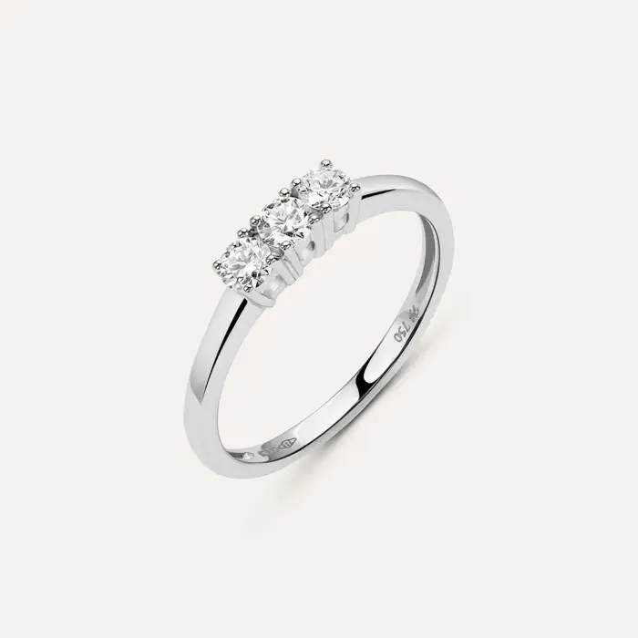 Stroili Anello Trilogy Firmamenti Oro Bianco Diamante