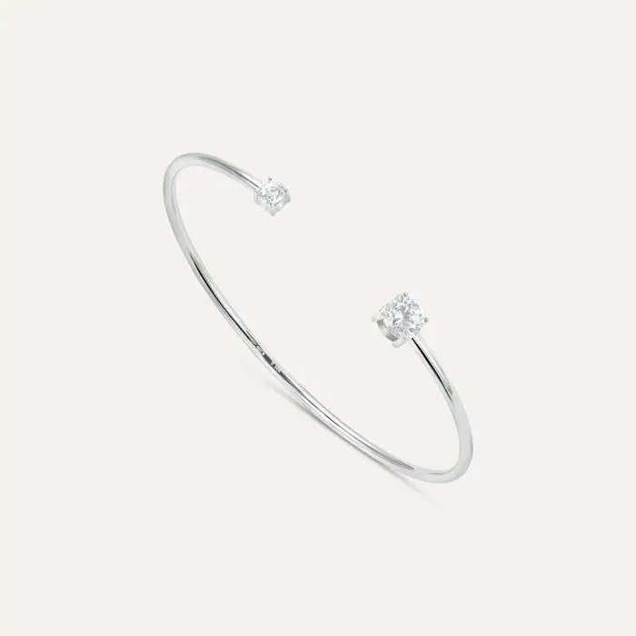 Stroili Bangle Punto Luce Silver Elegance Argento Rodiato Cubic Zirconia