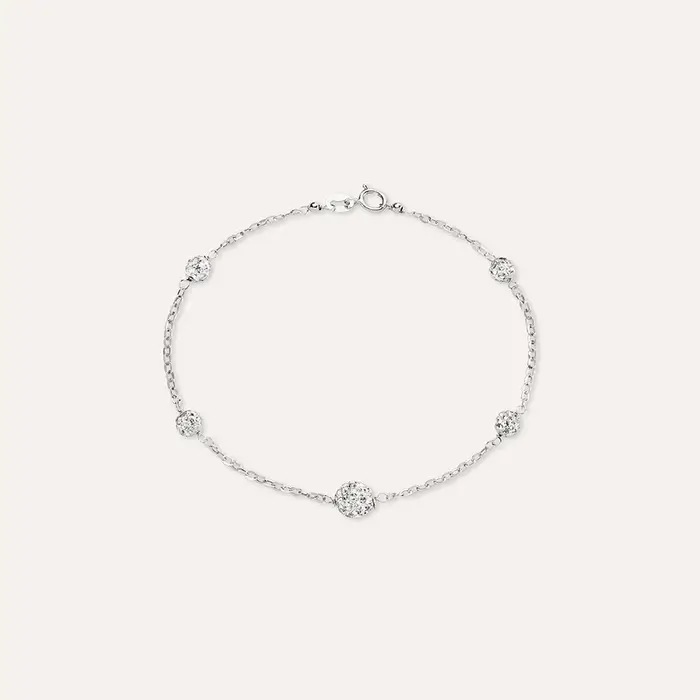 Stroili Bracciale Crystal Gold Oro Bianco Cristallo