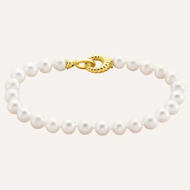 Stroili Bracciale Gabrielle Oro Giallo Perla D Acqua Dolce