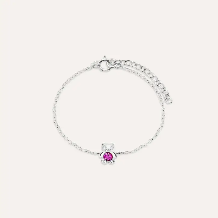 Bracciale Silver Baby Argento Bianco Cubic Zirconia
