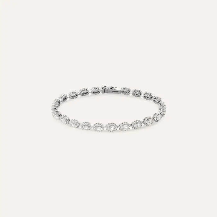 Bracciale Silver Elegance Argento Cubic Zirconia Bianco