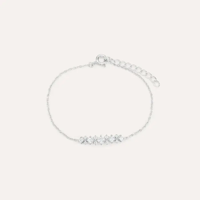 Stroili Bracciale Silver Elegance Argento Rodiato Cubic Zirconia