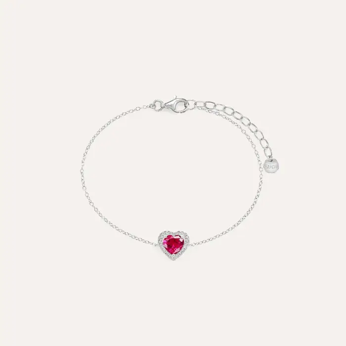 Bracciale Silver Elegance Argento Rodiato Cubic Zirconia Bianco