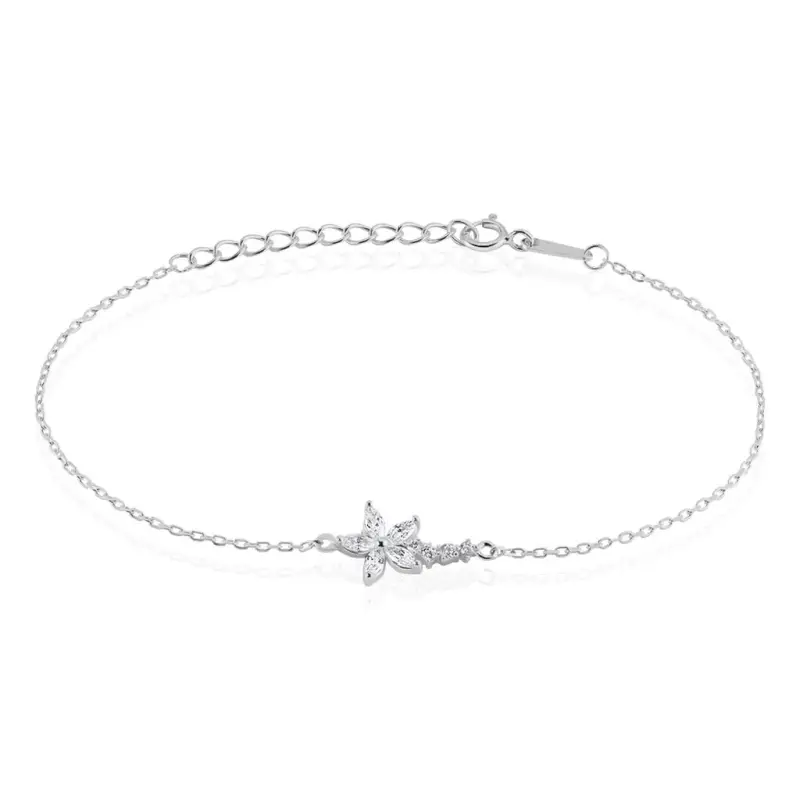 Stroili Bracciale Silver Elegance Argento Rodiato Cubic Zirconia