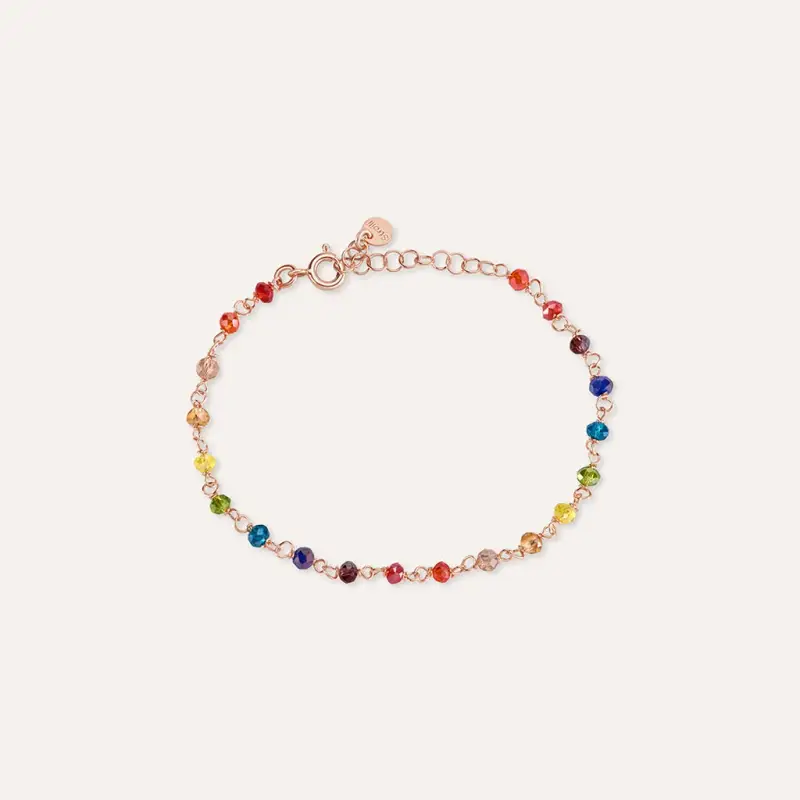 Stroili Bracciale Silver Soul Argento Rosa Cristallo