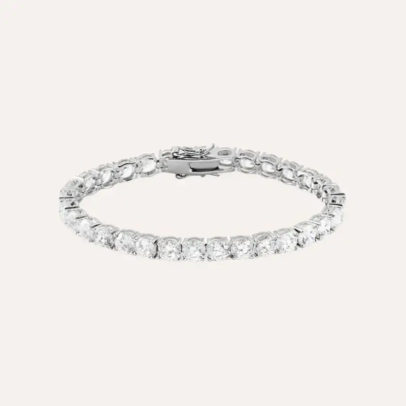 Stroili Bracciale Tennis Silver Elegance Argento Rodiato Cubic Zirconia
