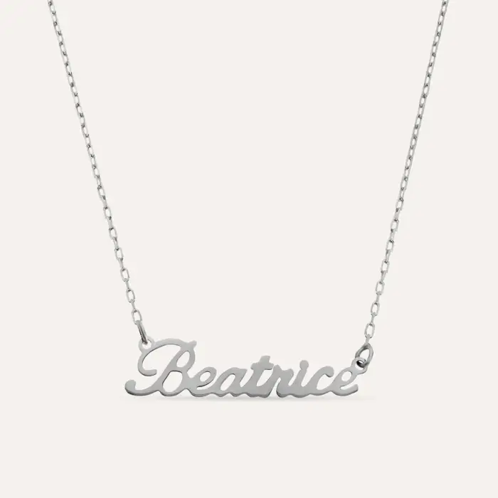 Collana Beatrice Gold Names Oro Bianco