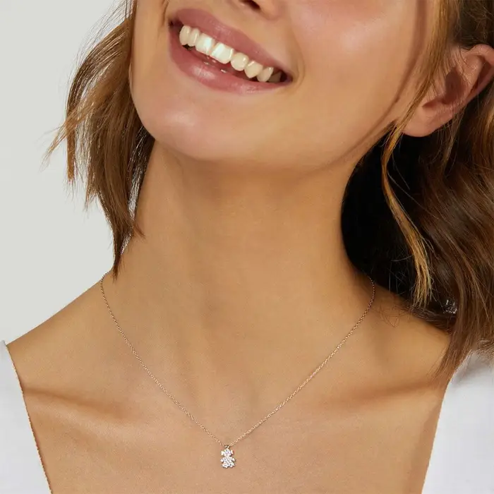 Stroili Collana Claire Oro Bianco Cubic Zirconia