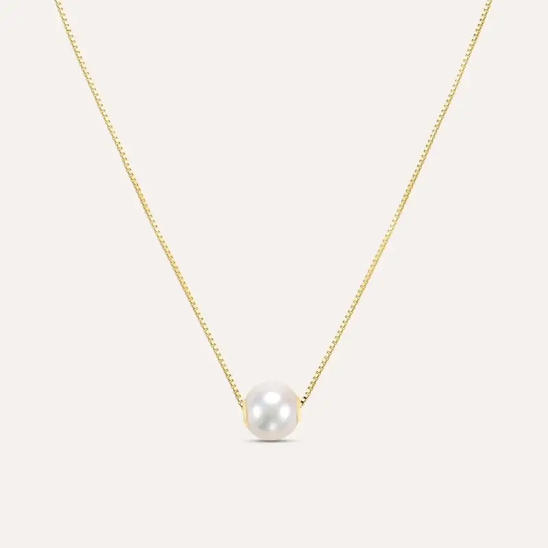 Stroili Collana Gabrielle Oro Giallo Perla D Acqua Dolce