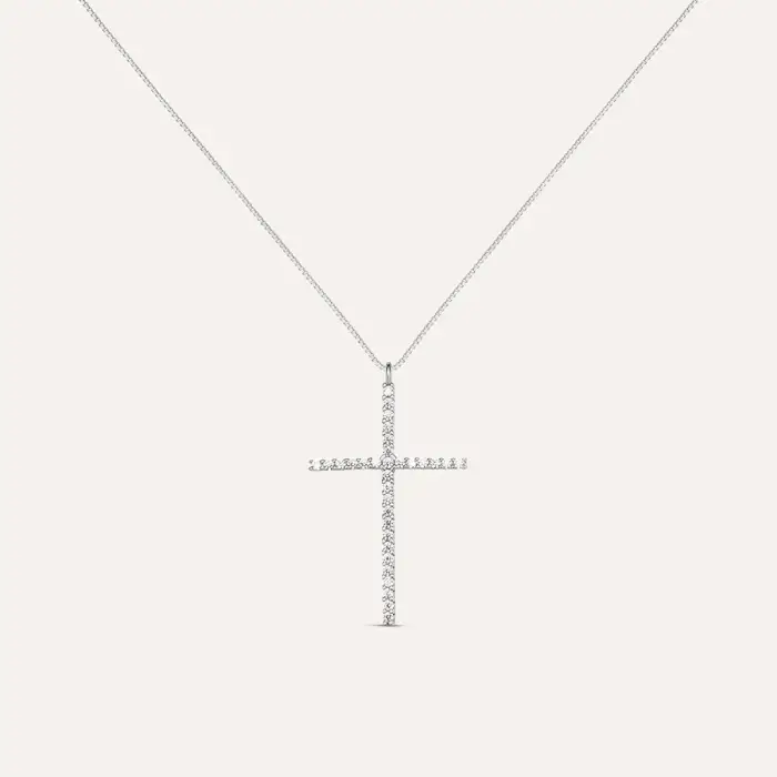 Stroili Collana Holy Oro Bianco Cubic Zirconia