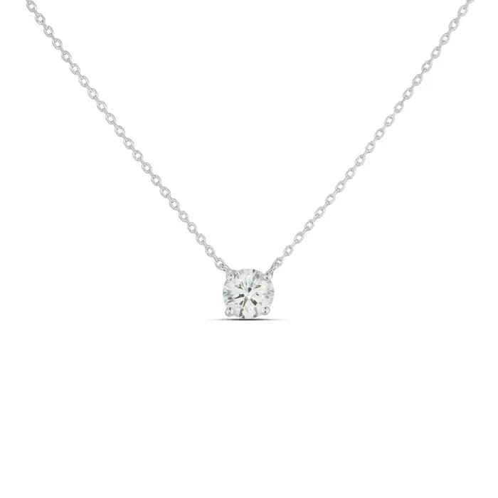 Stroili Collana Punto Luce Diamade Oro Bianco Diamante Lab-Grown