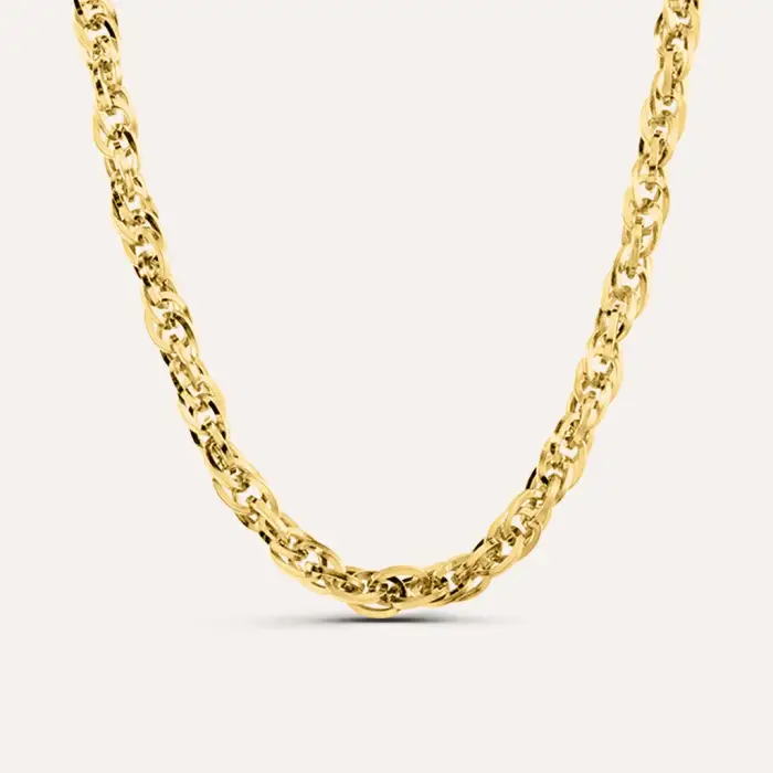 Collana Radiance Acciaio Dorato Giallo