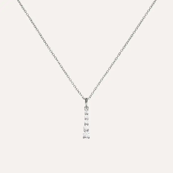 Stroili Collana Silver Elegance Argento Rodiato Cubic Zirconia