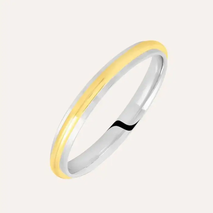 Stroili Fede Comoda 3 mm Oro Bicolore