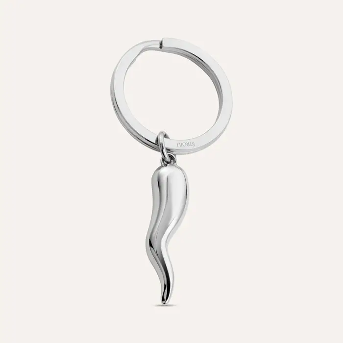 Portachiavi Moonlight Acciaio Bianco