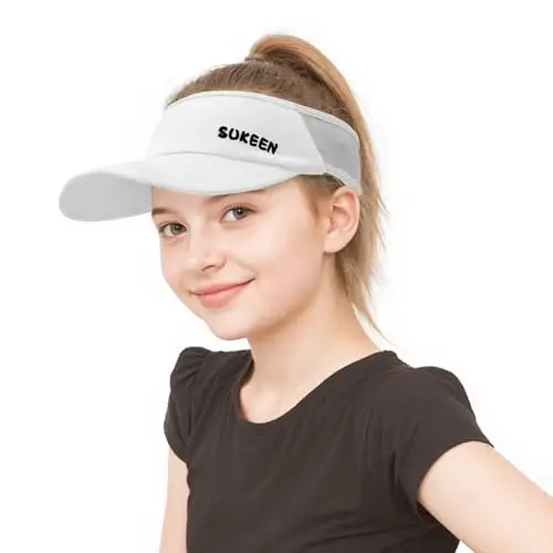 Sukeen Cappellino parasole da donna ad asciugatura rapida, per bambini, protezione dai raggi UV, visiera parasole per