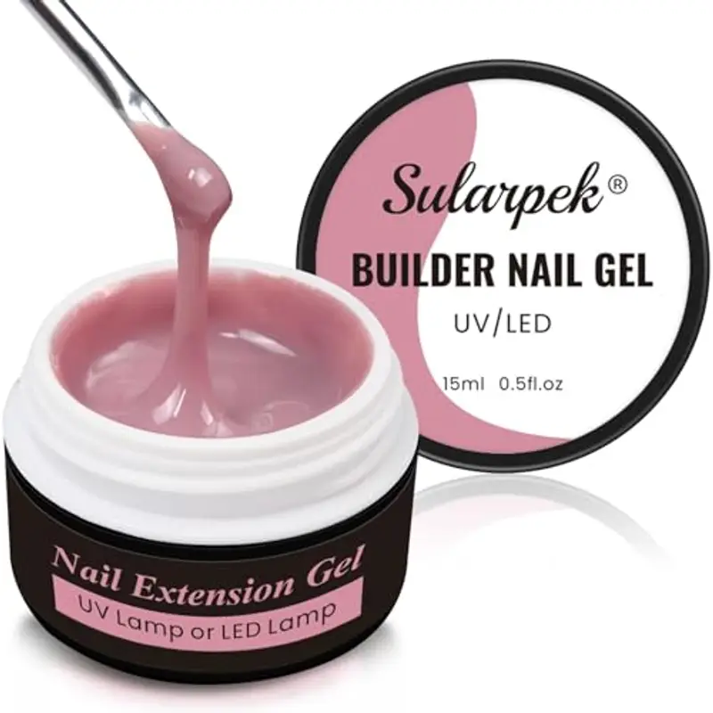 sularpek Gel Ricostruzione Unghie, 15 ML Gel Passione Unghie, Esente da HEMA e TPO Gel Unghie, Gel Costruttore per