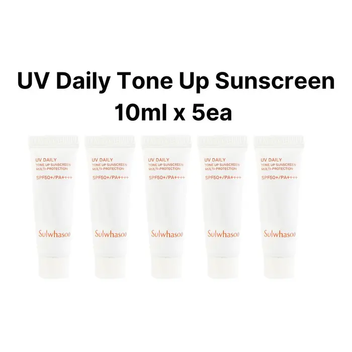 [Sulwhasoo] Protezione solare quotidiana UV Essential 10 ml*5, Protezione solare quotidiana UV Tone Up 10 ml*5 Tone up 10ml*5