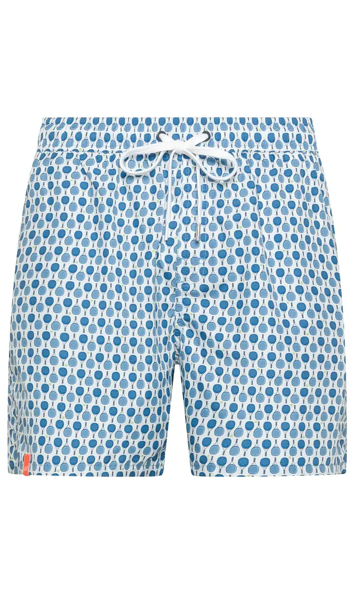 SUN 68 Costume con racchette da tennis, colore bianco