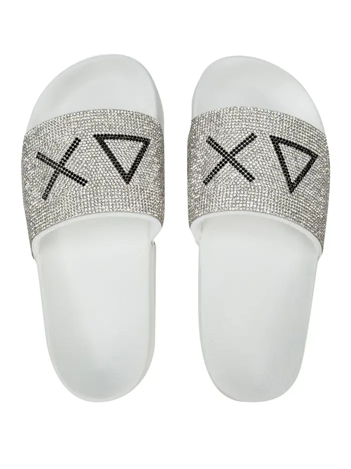 ciabatte sun68 da donna - bianco